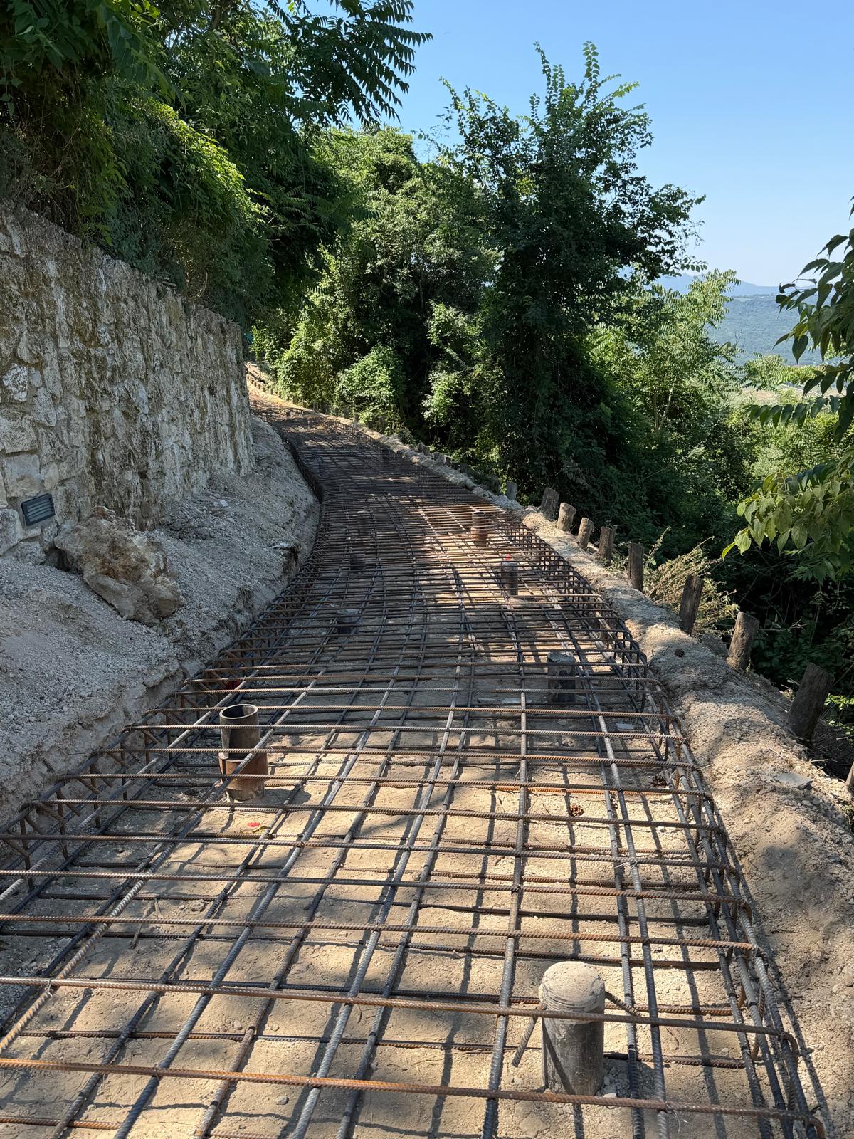 Realizzazione della pista ciclopedonale fuori le mura a Penna in Teverina